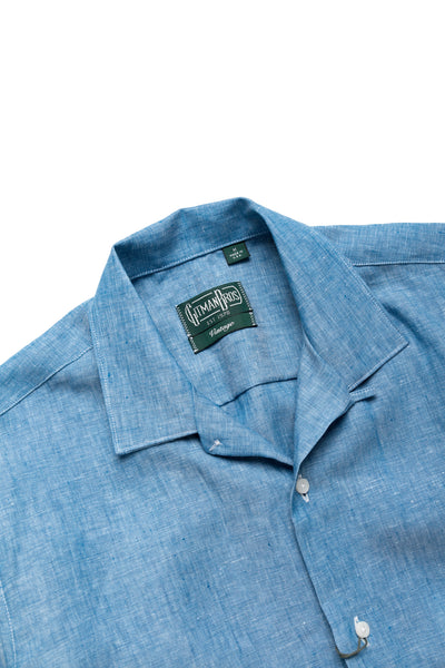 S/S Beach Shirt - Chambray Linen