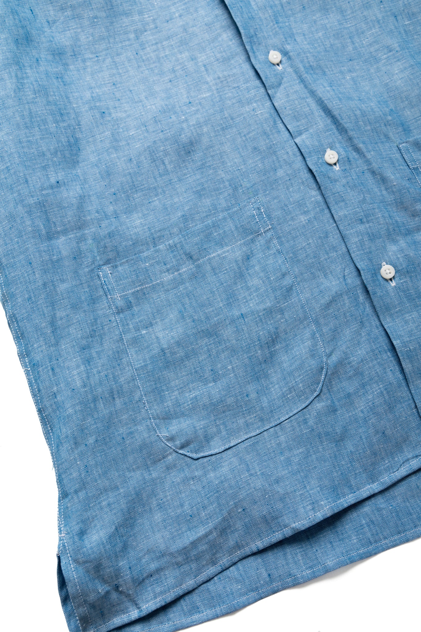 S/S Beach Shirt - Chambray Linen