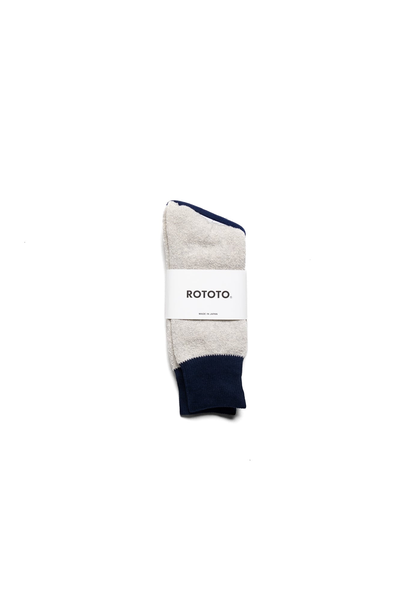 Double Face Crew Socks - Silk & Cotton