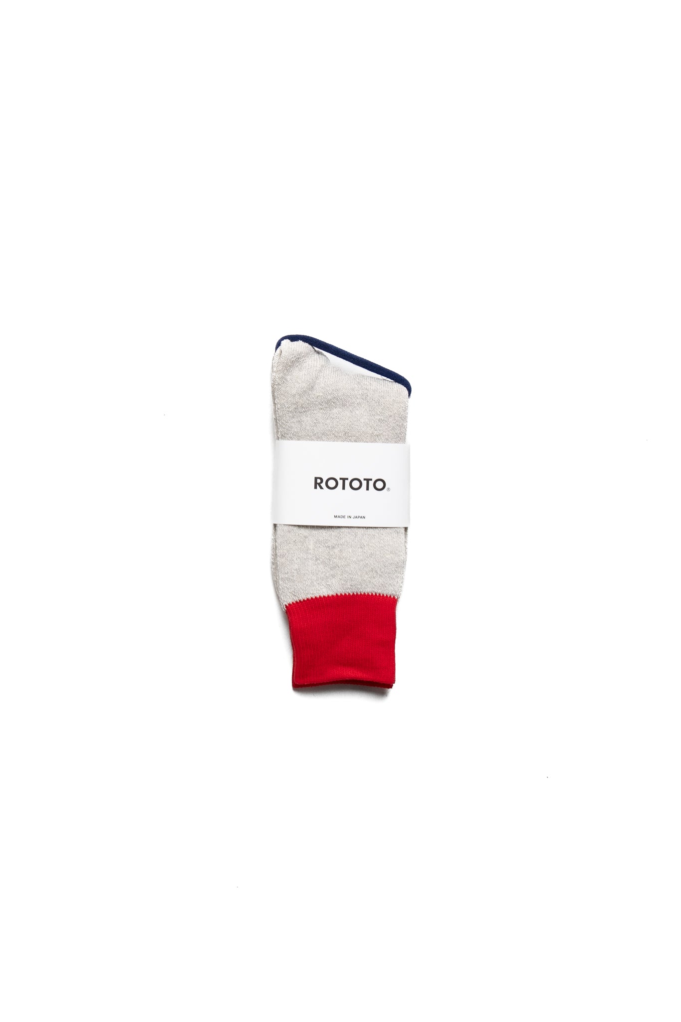 Double Face Crew Socks - Silk & Cotton