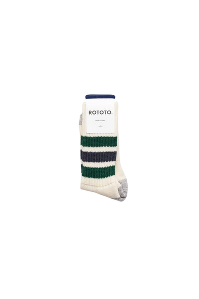 Coarse Ribbed Old School Crew Socks