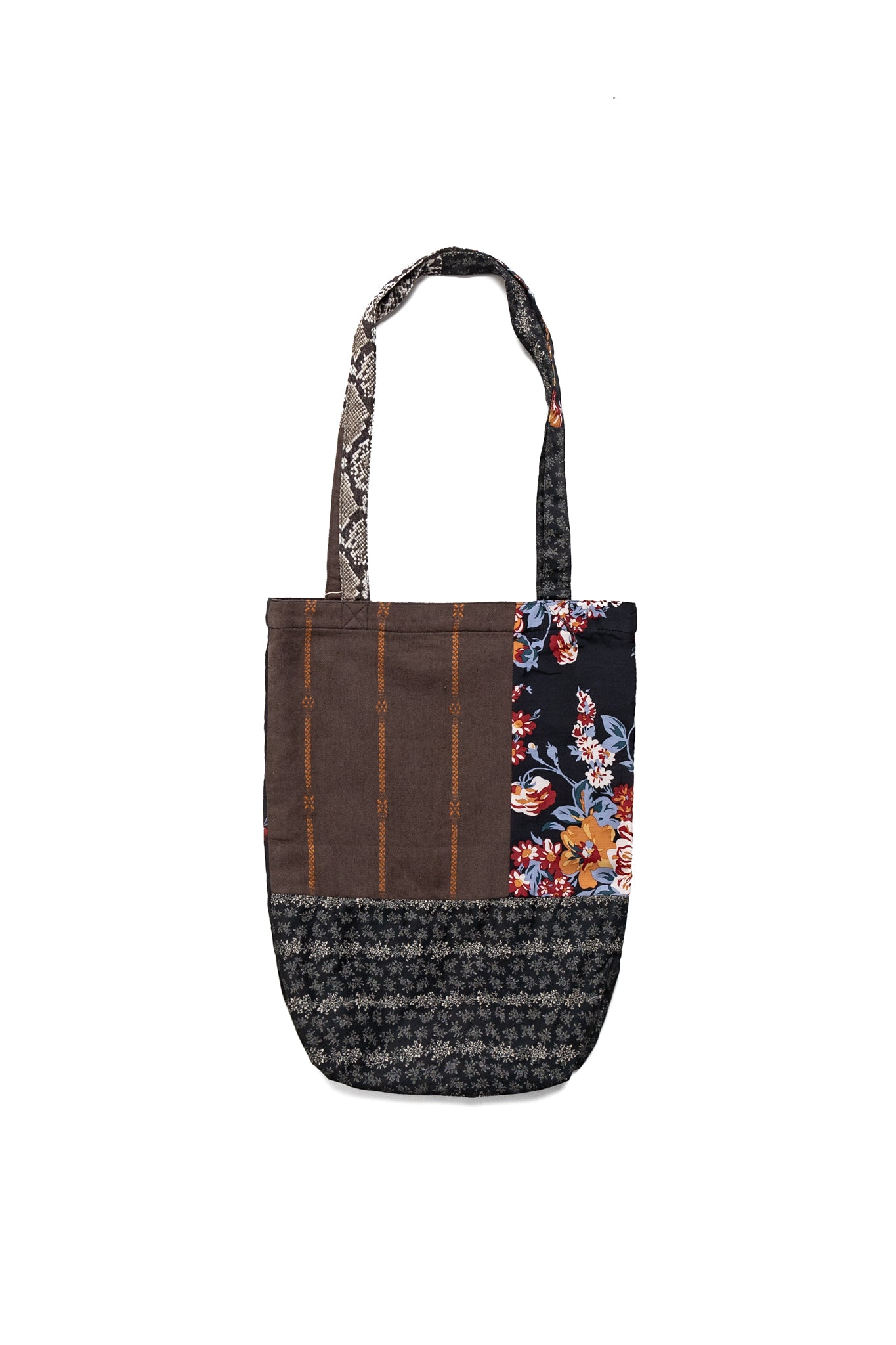 Patchwork NOVEL Tote Bag - Black