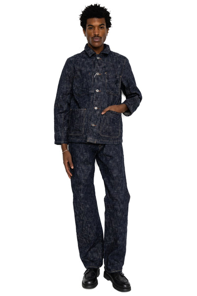 03502-Kasuri 17oz ONI Kasuri Denim Coverall