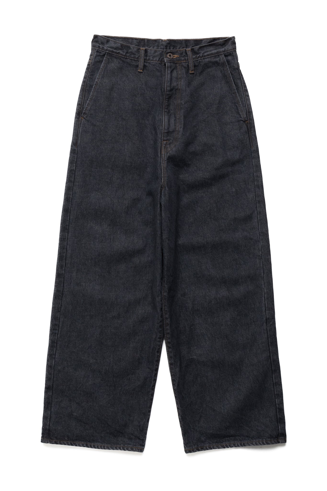 14oz BLKxECR Denim PORT Baggy Pants