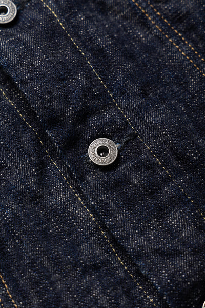 02527P-Kasuri 17oz Kasuri Selvedge Denim Type lll Jacket