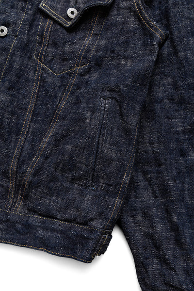 02527P-Kasuri 17oz Kasuri Selvedge Denim Type lll Jacket