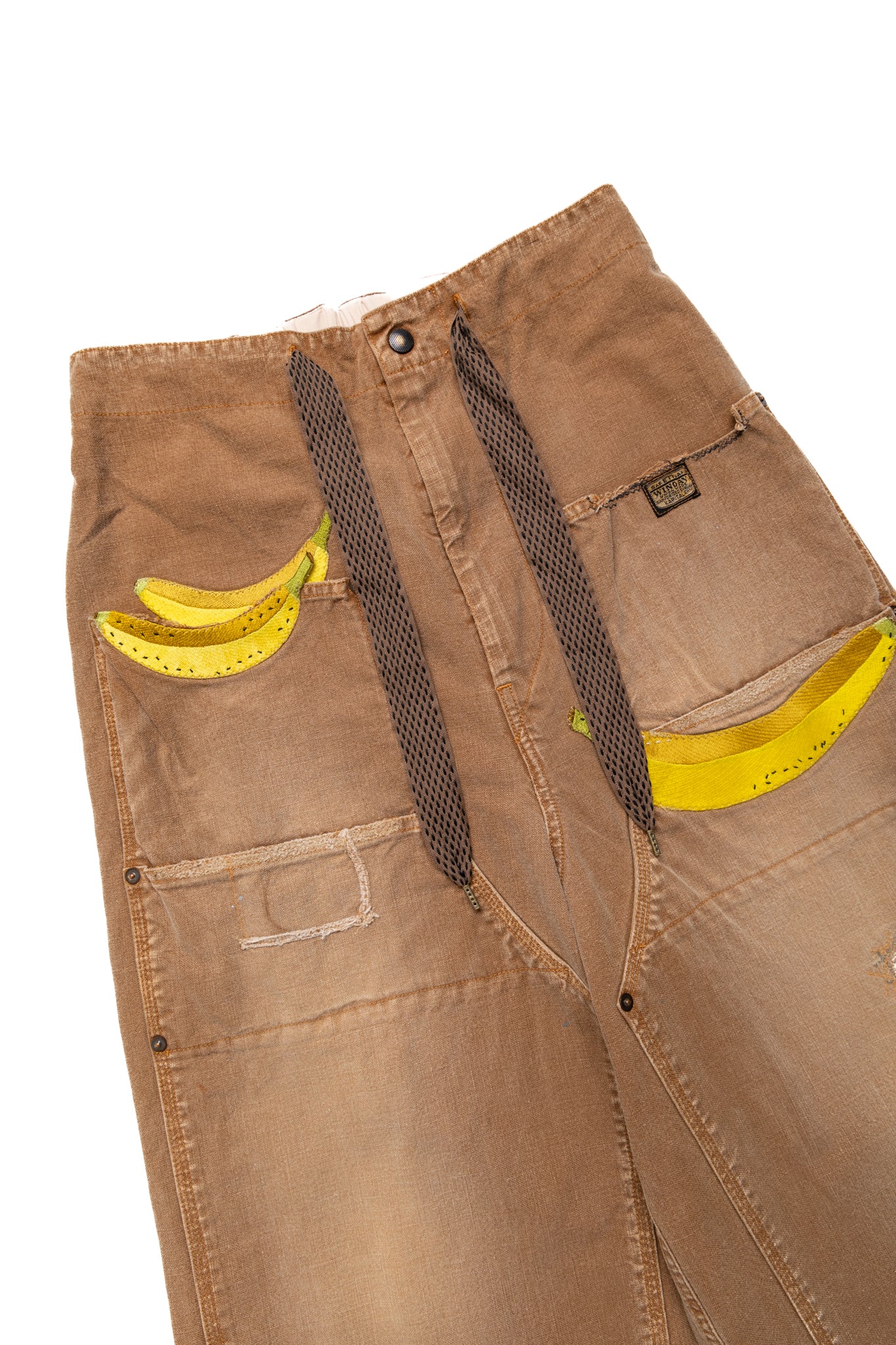 Kapital Canvas W-Knee EASY Baggy Pants (BANANA Patch Remake) - Gold – BLUE  IN GREEN SOHO