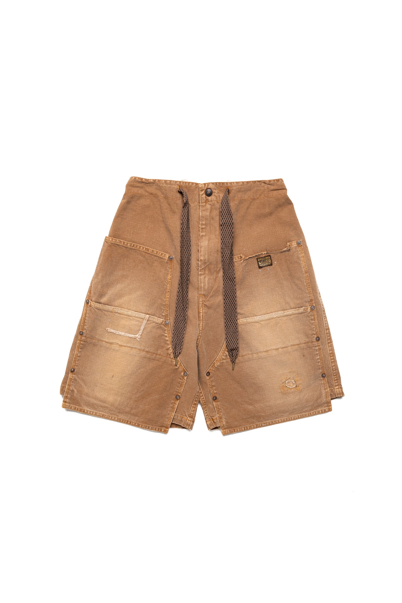 Canvas W-Knee EASY Shorts (FARMER Remake) - Gold