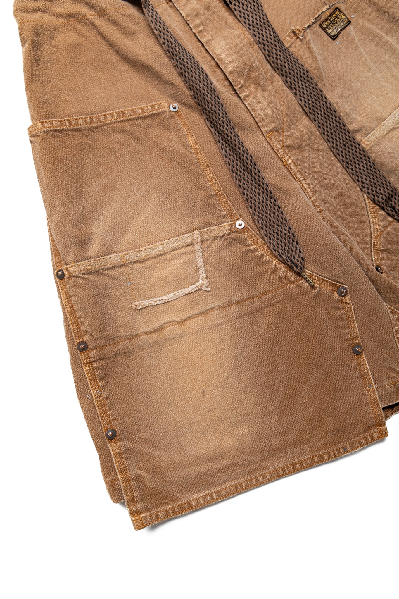 Canvas W-Knee EASY Shorts (FARMER Remake) - Gold