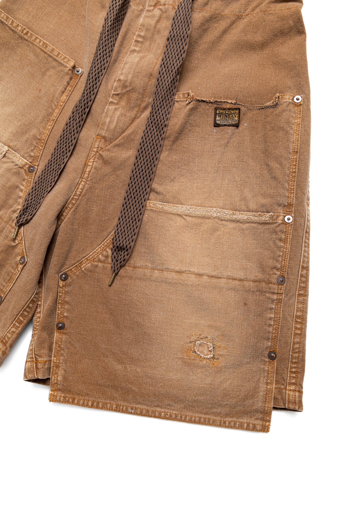 Canvas W-Knee EASY Shorts (FARMER Remake) - Gold