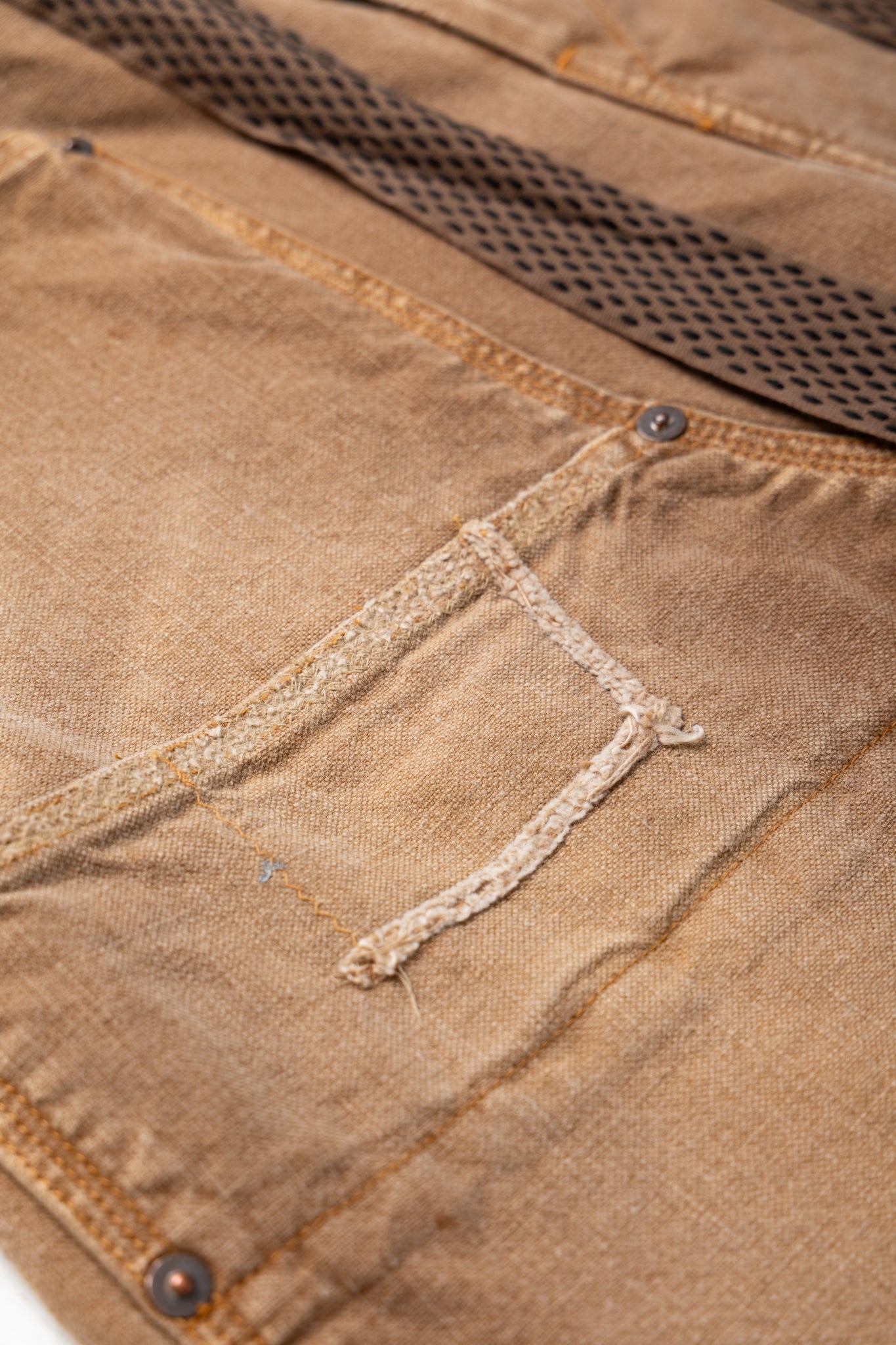 Canvas W-Knee EASY Shorts (FARMER Remake) - Gold