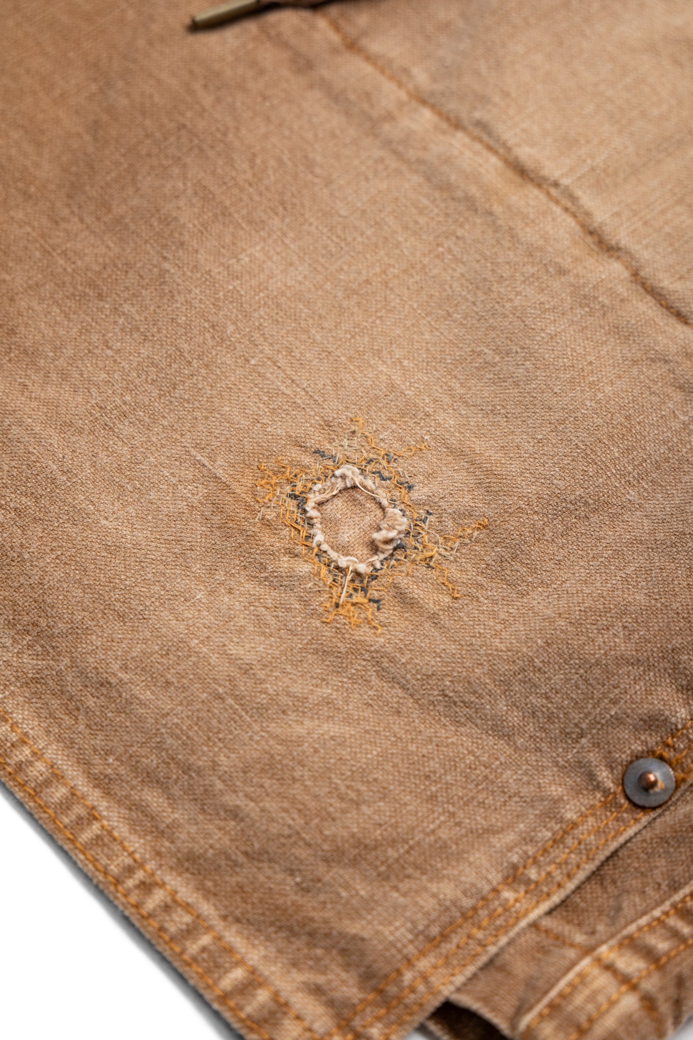 Canvas W-Knee EASY Shorts (FARMER Remake) - Gold