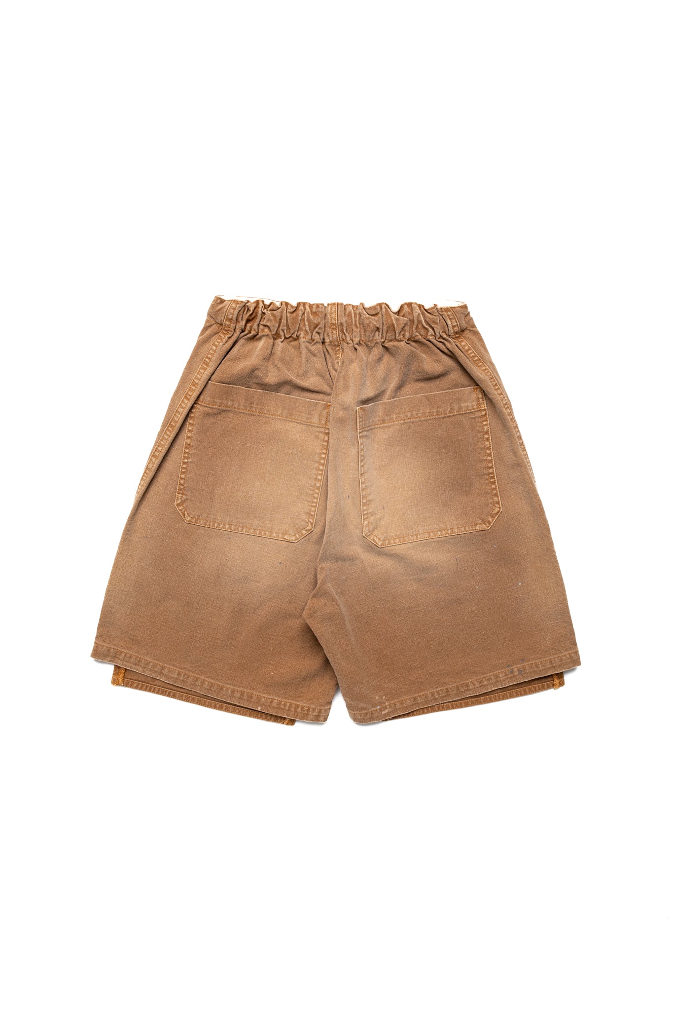 Canvas W-Knee EASY Shorts (BANANA Patch Remake) - Gold