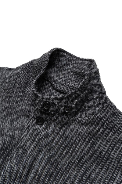 Loiter Jacket Poly Wool Herringbone - Grey