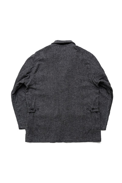 Loiter Jacket Poly Wool Herringbone - Grey