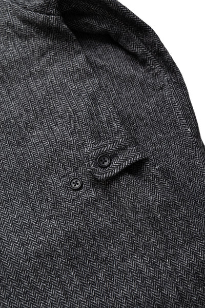 Loiter Jacket Poly Wool Herringbone - Grey