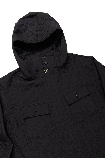 Cagoule Shirt Polyester Geo Quilt - Black