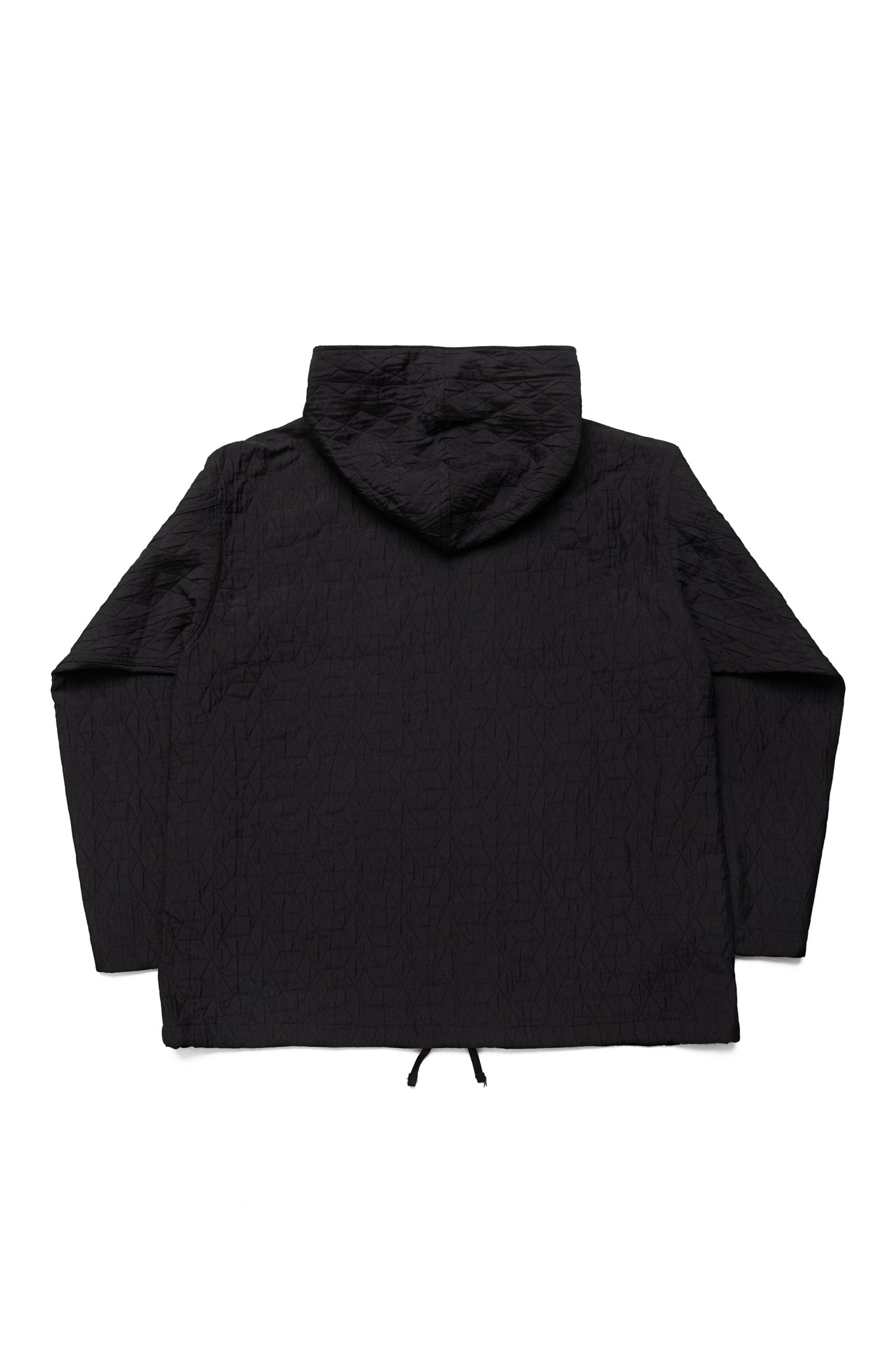 Cagoule Shirt Polyester Geo Quilt - Black