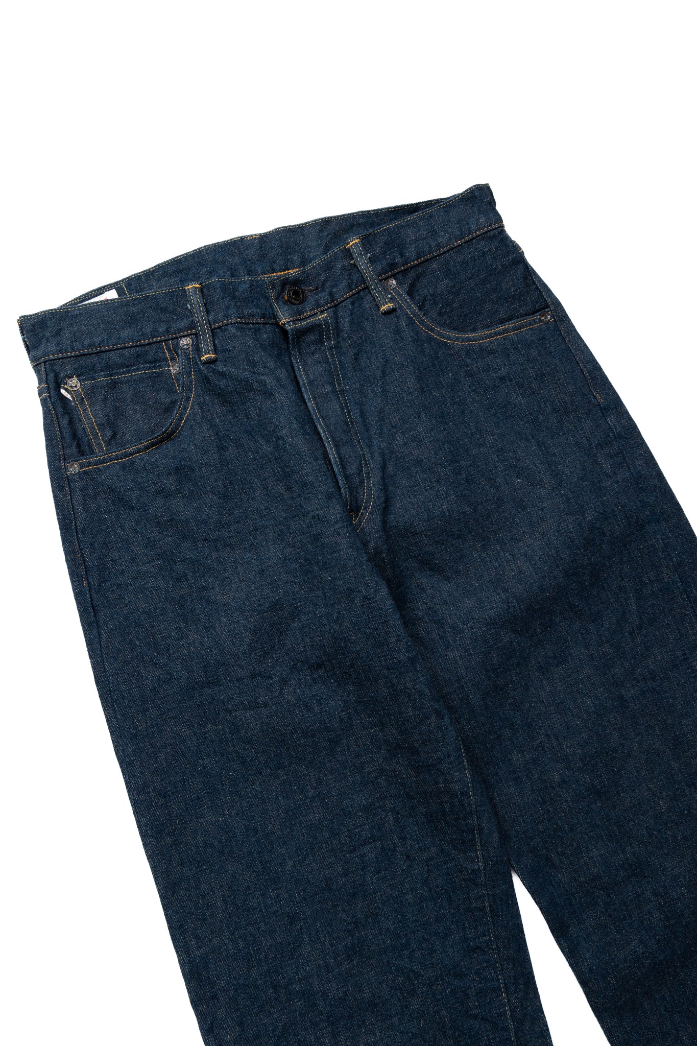 295-Ishikawadai 15oz Cinch back Loose Straight