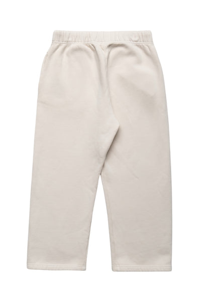 Cropped Relaxed Pant Heavyweight Fleece - Ivory