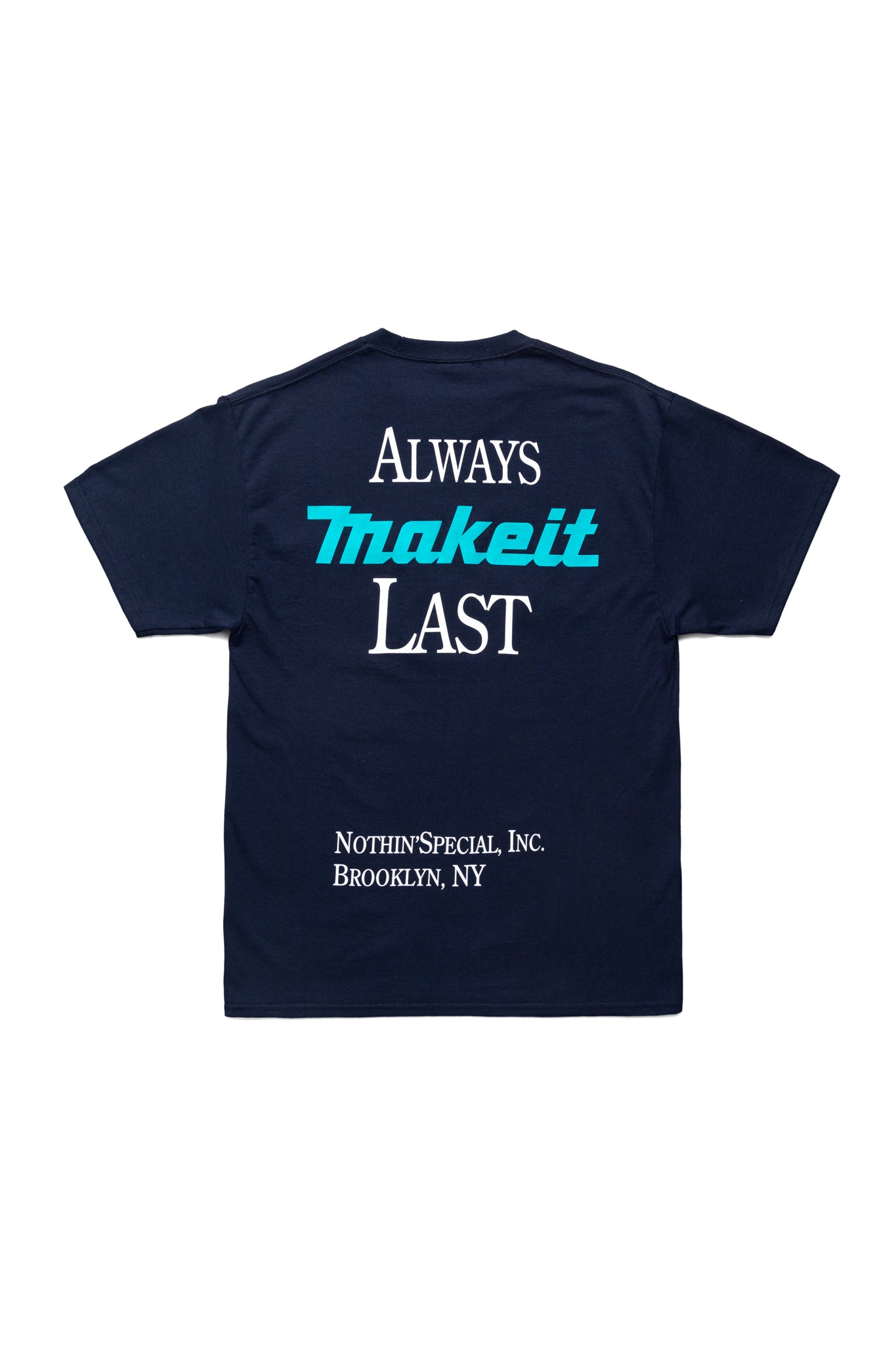 Make It Last Pocket Tee - Dark Navy