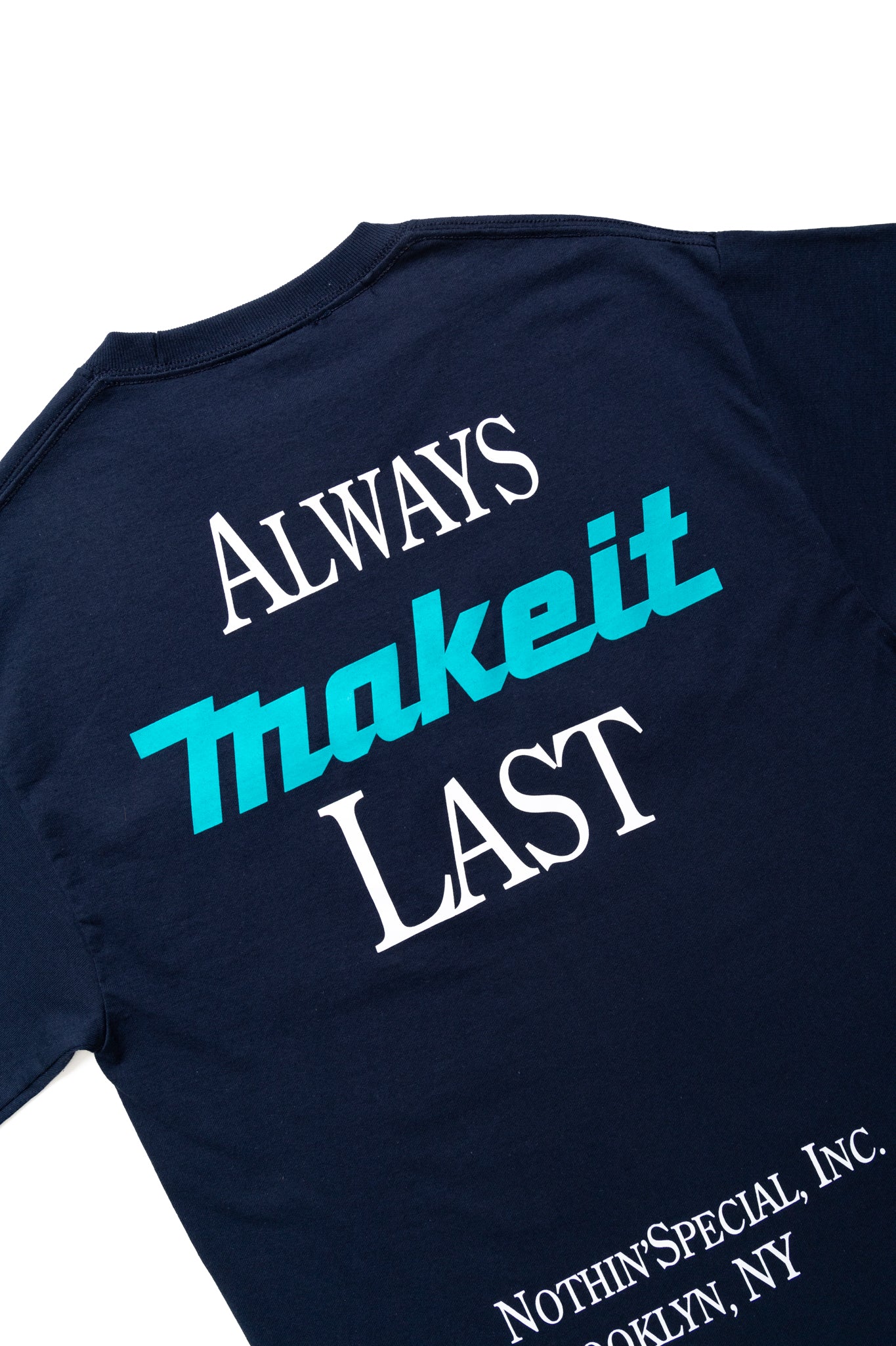 Make It Last Pocket Tee - Dark Navy