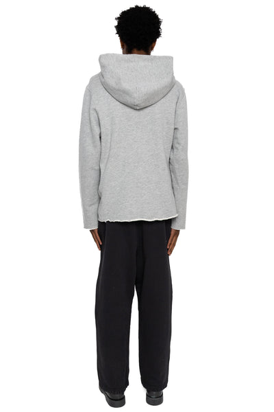 Cropped Relaxed Pant Heavyweight Fleece - Jet Black