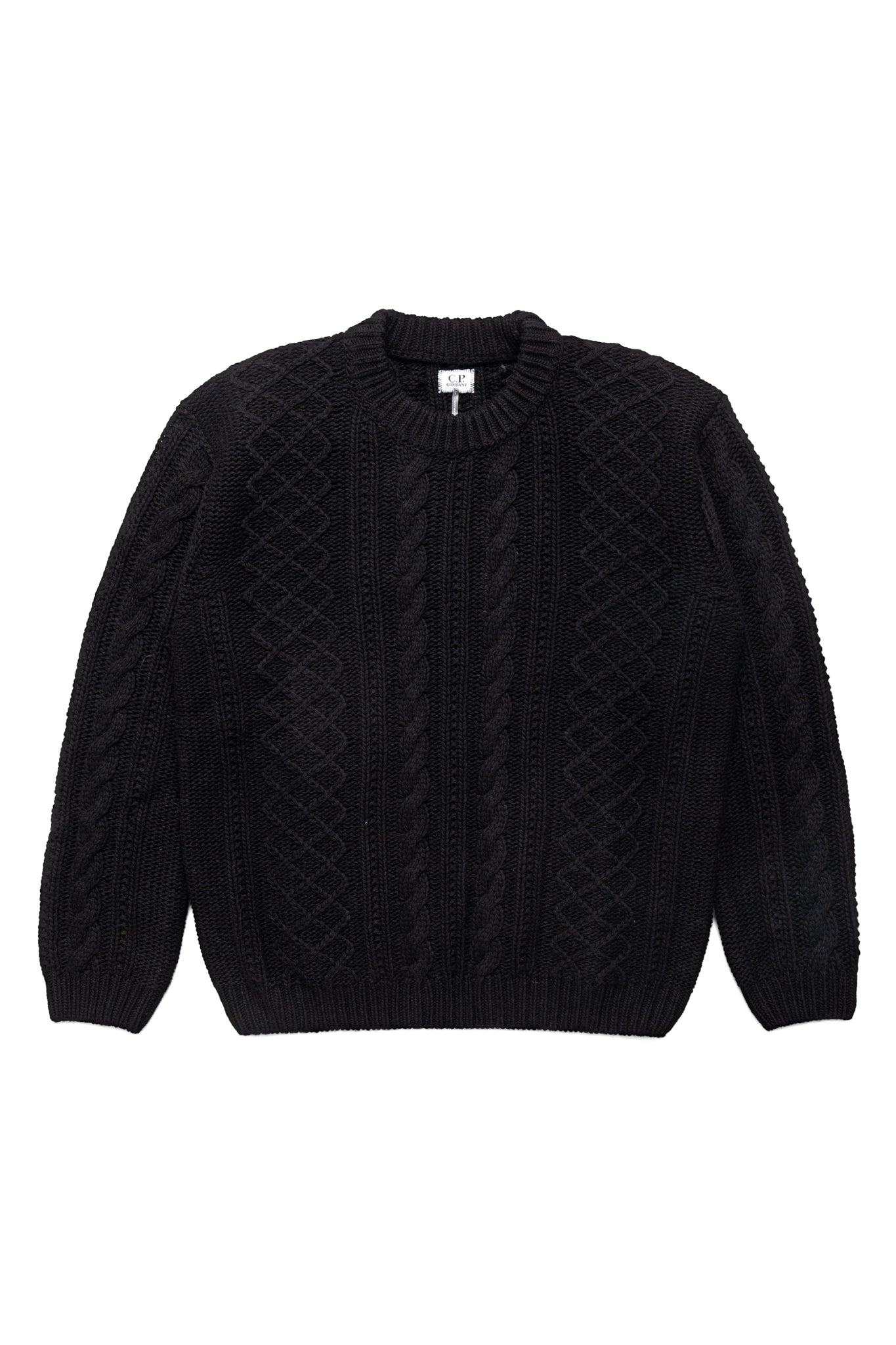 Knitwear Crew Neck In Lambswool GRS - Black