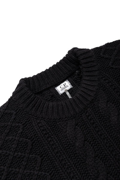 Knitwear Crew Neck In Lambswool GRS - Black