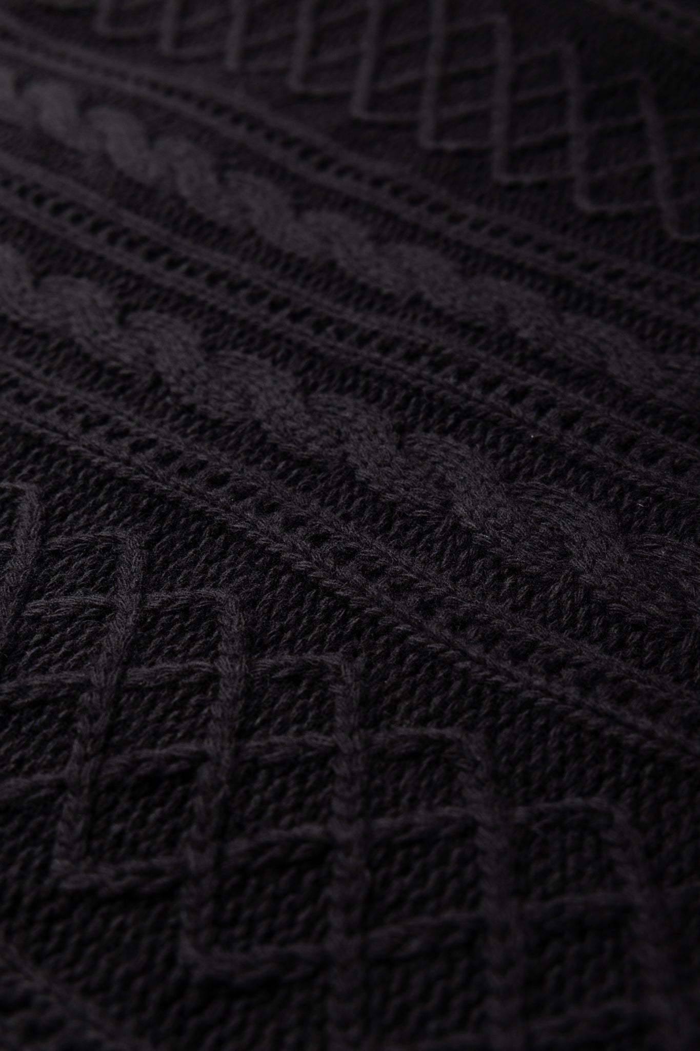 Knitwear Crew Neck In Lambswool GRS - Black