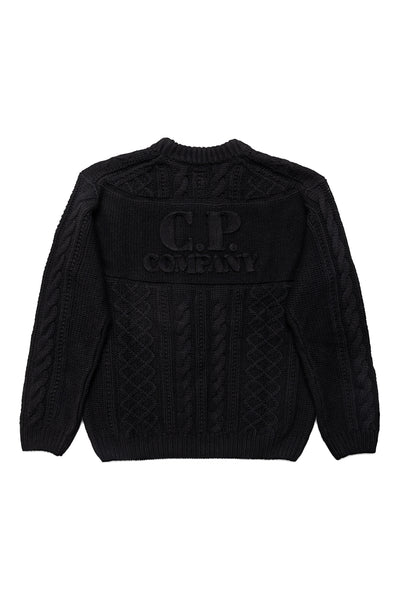 Knitwear Crew Neck In Lambswool GRS - Black