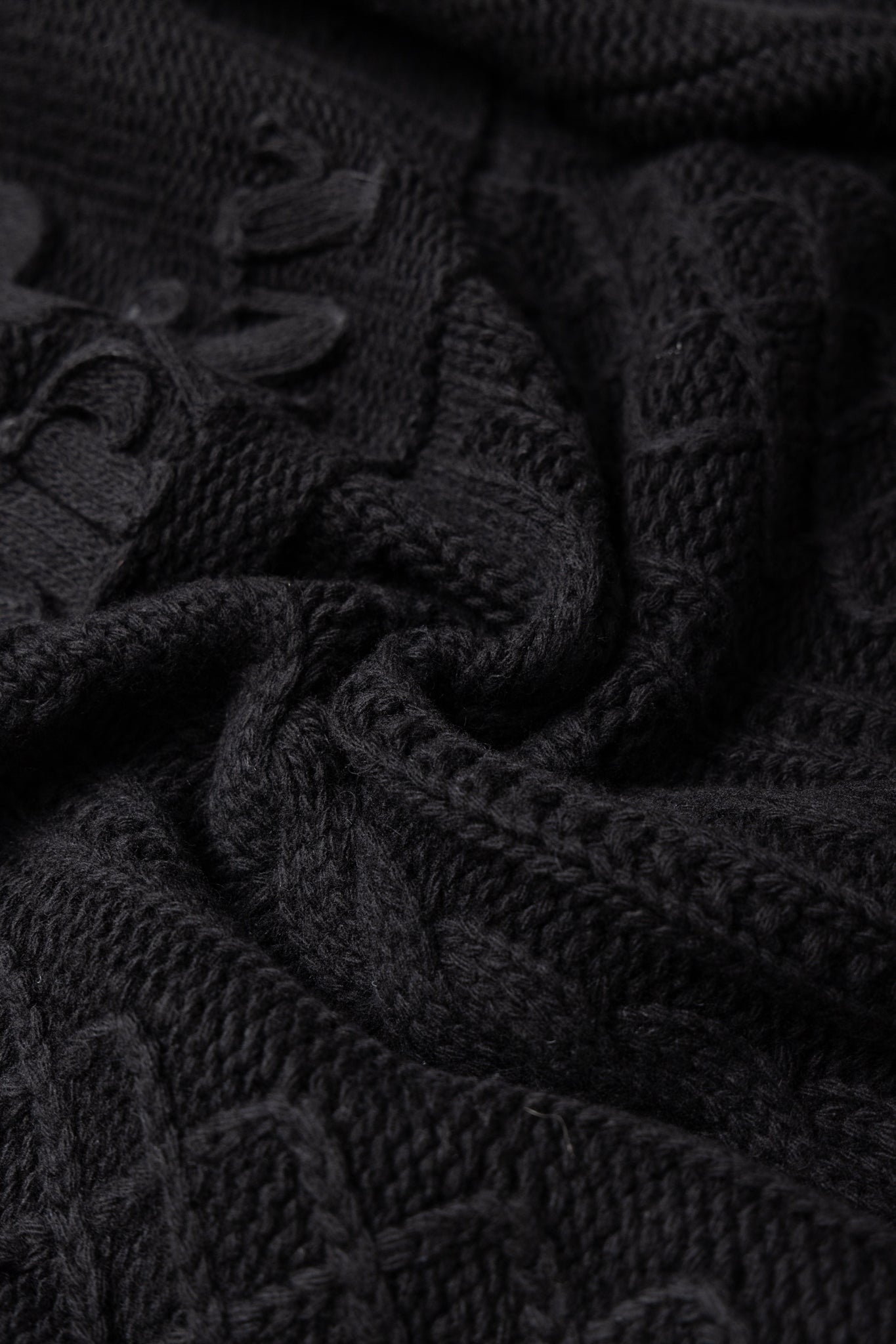 Knitwear Crew Neck In Lambswool GRS - Black