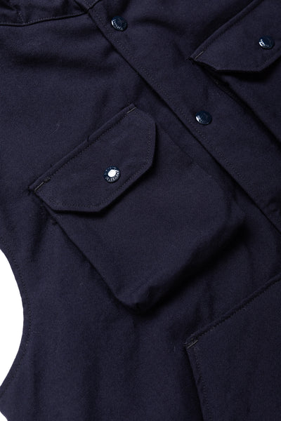 Field Vest Wool Uniform Serge - Dk. Navy