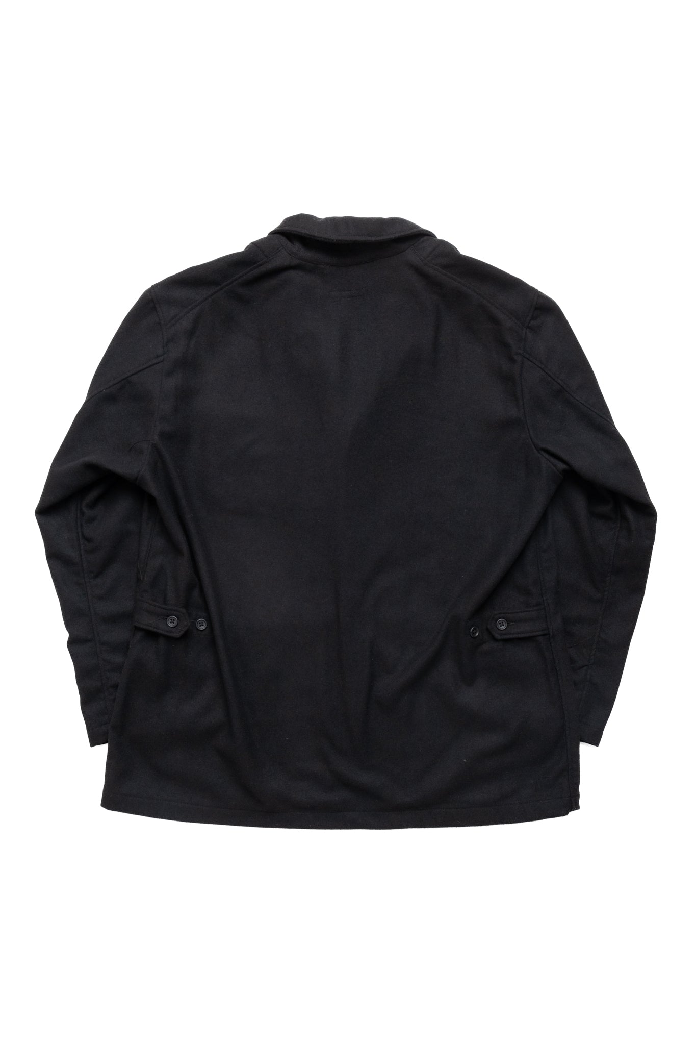 Loiter Jacket Solid Poly Wool Flannel - Black