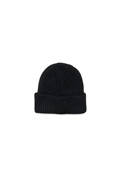 Extra Fine Merino Wool Goggle Beanie - Black