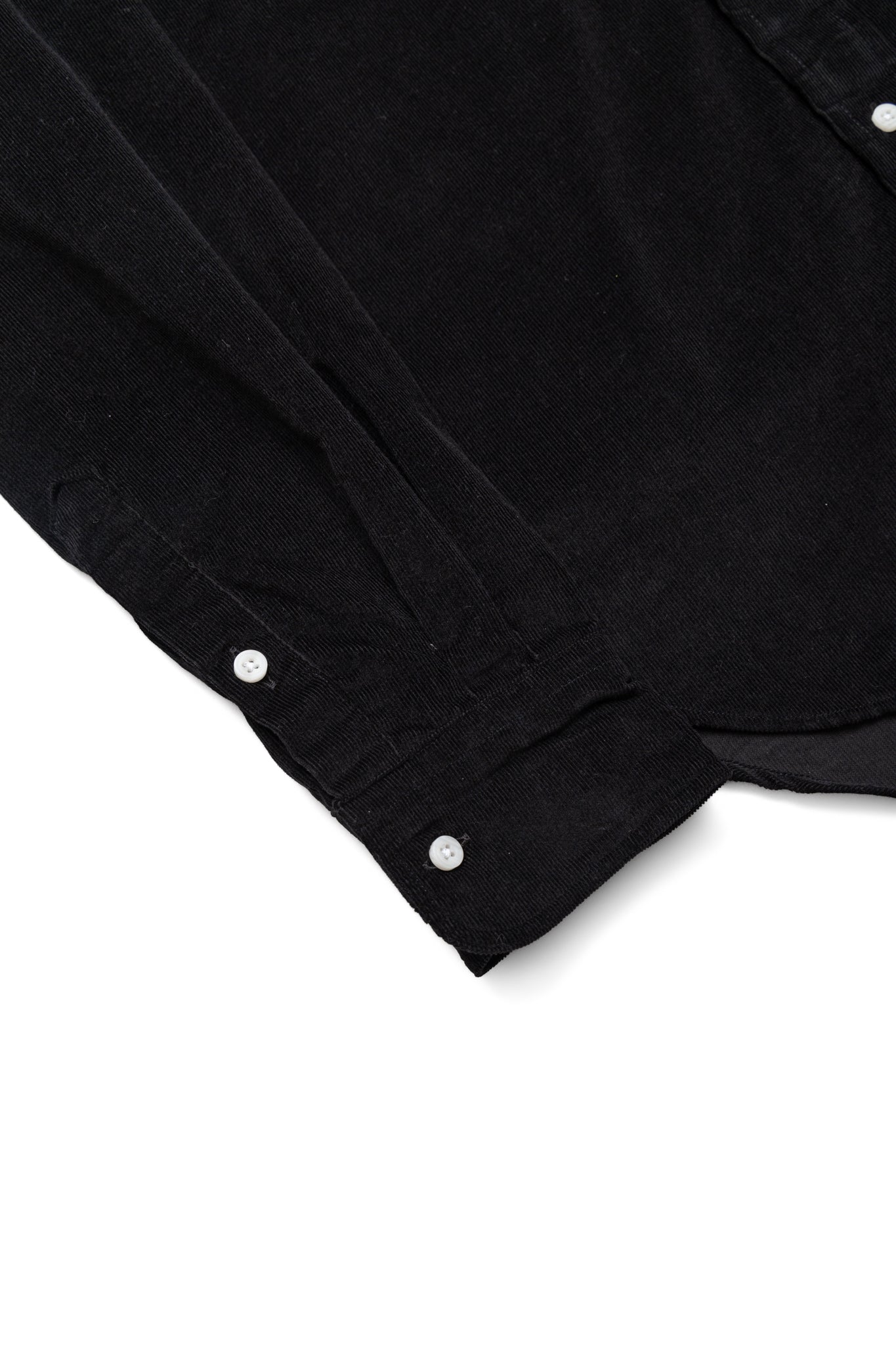 L/S 2 Pocket Work Shirt - Black Corduroy