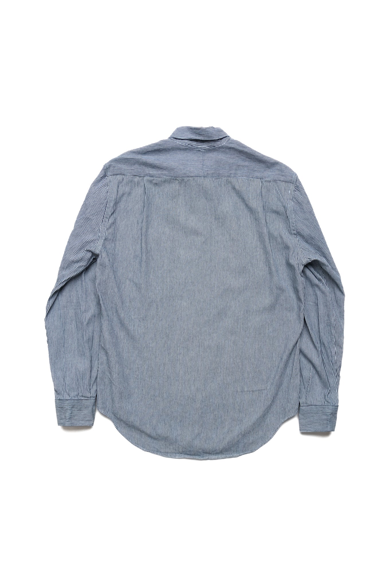 L/S 2 Pocket Work Shirt - Railroad Stripe Denim