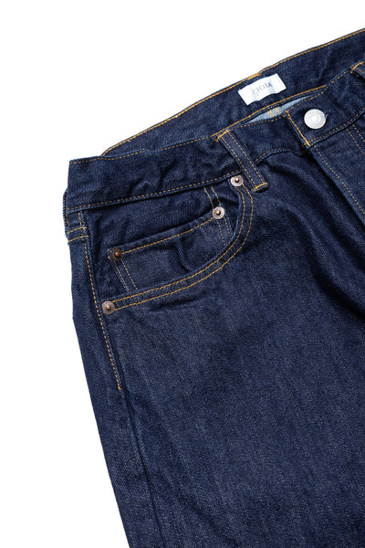 CIOTA Straight 5 Pocket Pants - Rope Dyed Natural Indigo (Pocket)