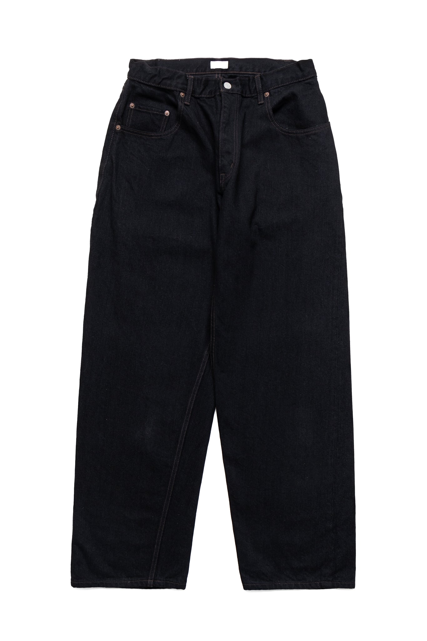 CIOTA Baggy 5 Pocket Pants - Black (Front View)