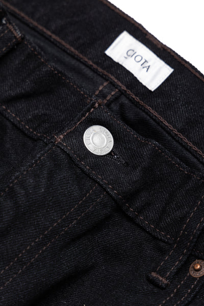 CIOTA Baggy 5 Pocket Pants - Black (Button)