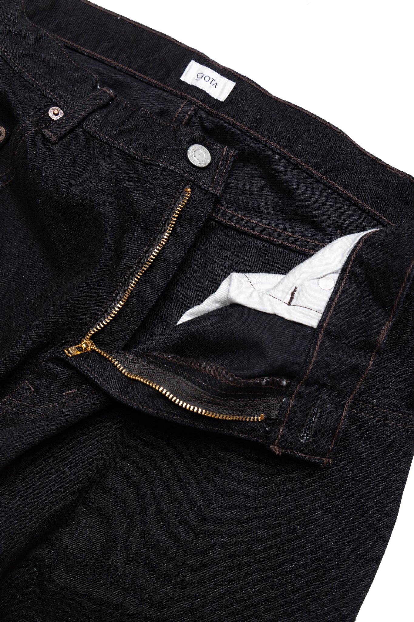 CIOTA Baggy 5 Pocket Pants - Black (Zipper Fly)