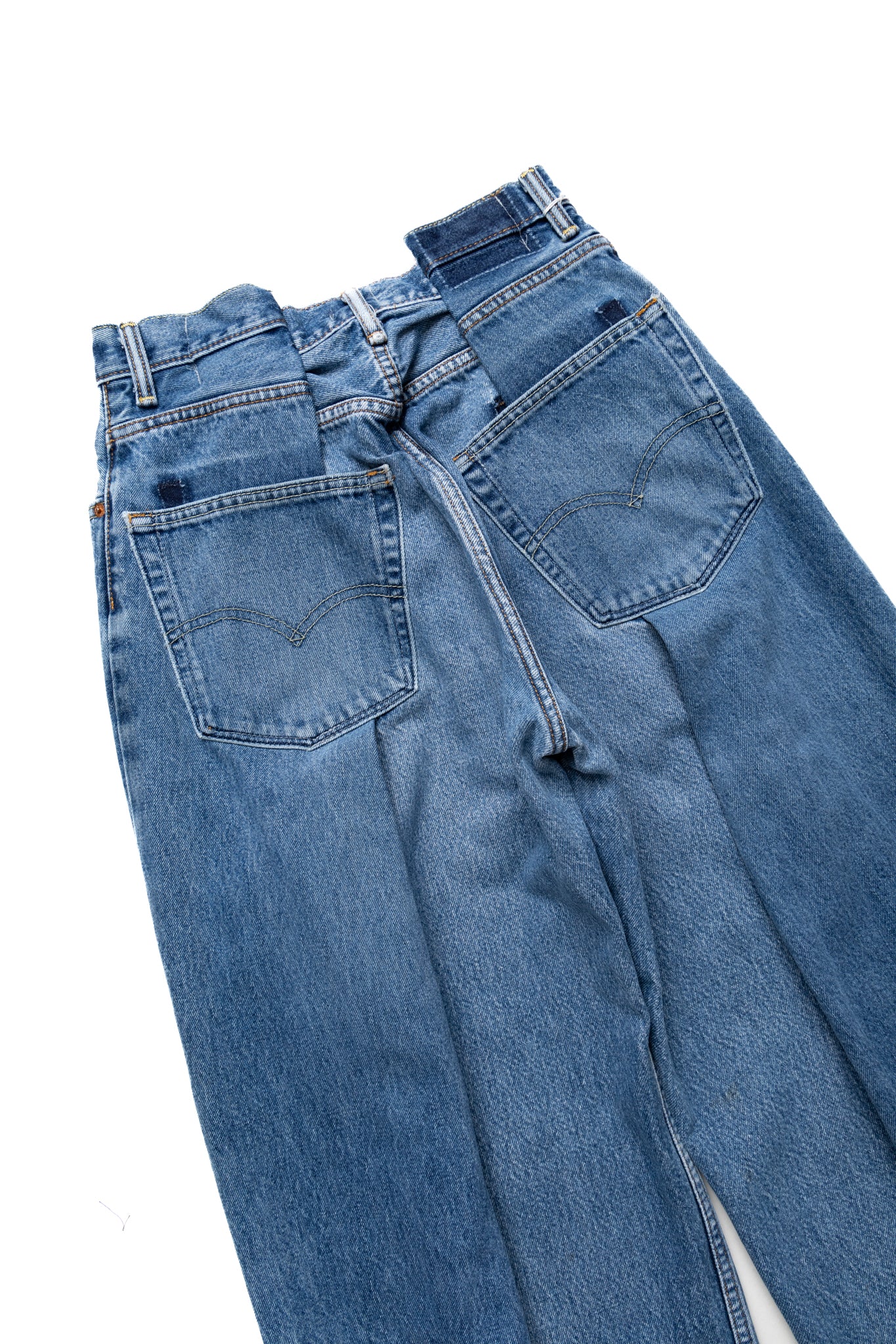 4 Tuck Jeans Blue - S (1)