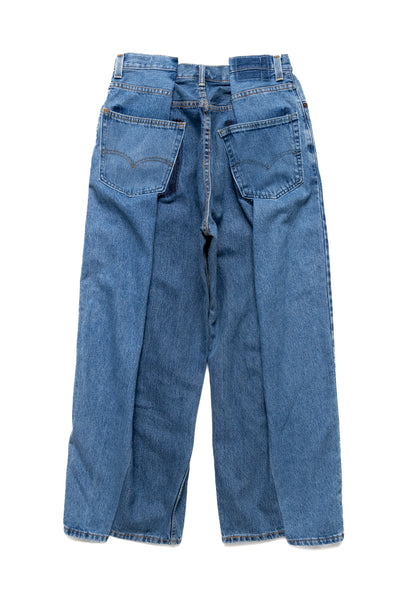 4 Tuck Jeans Blue - M (1)