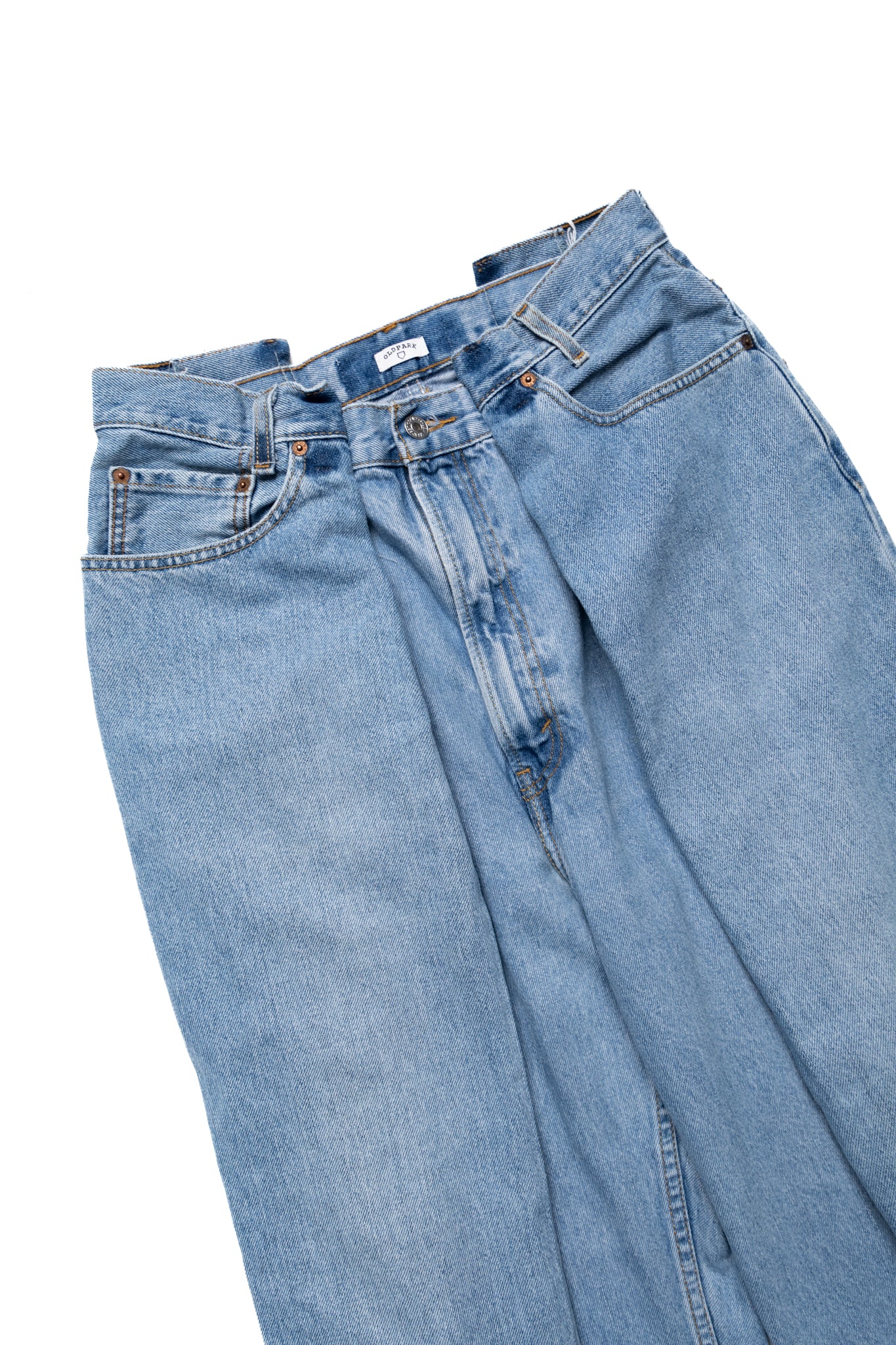 4 Tuck Jeans Blue - M (2)