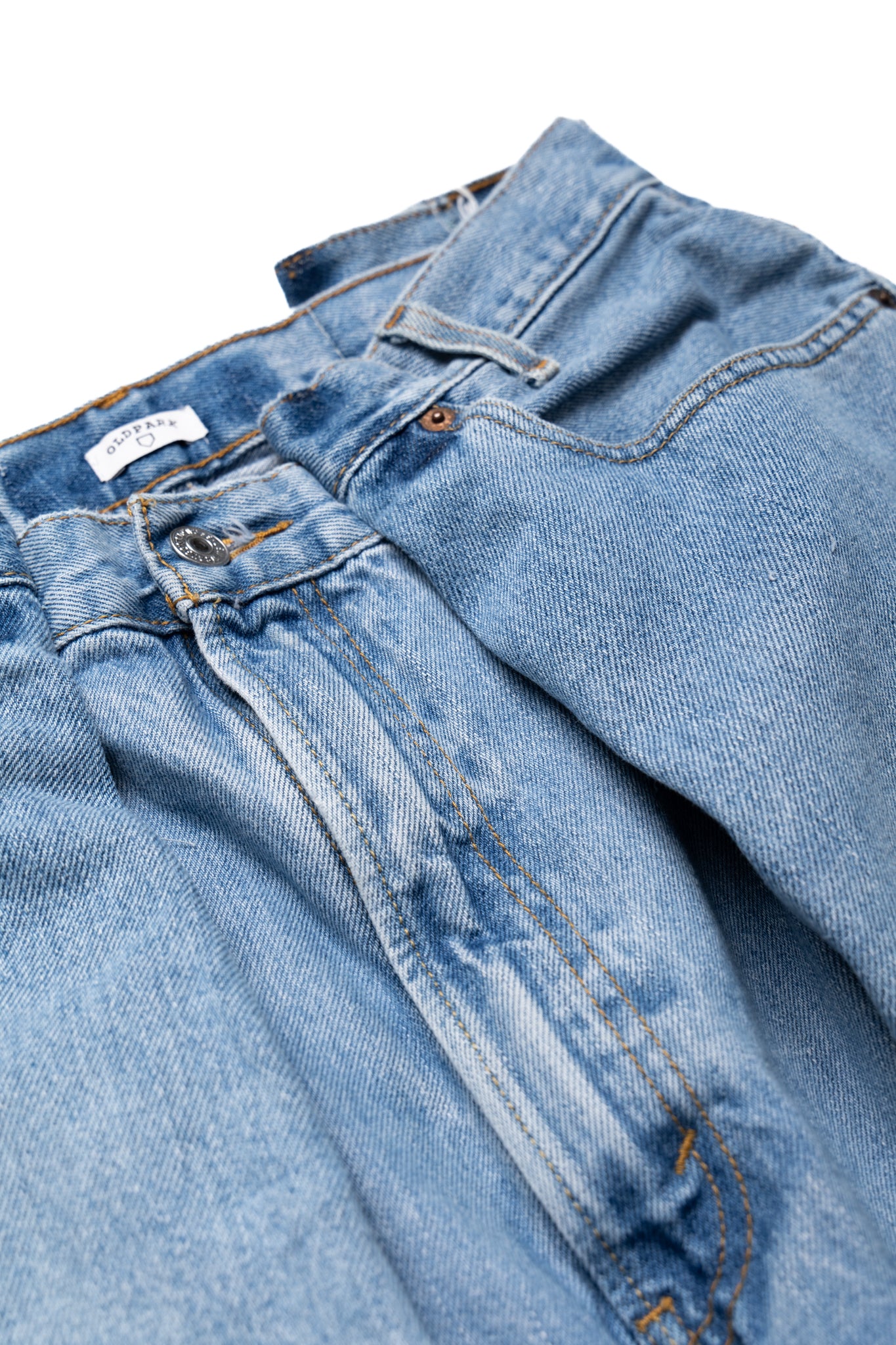 4 Tuck Jeans Blue - M (2)