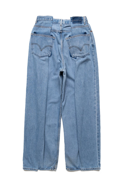 4 Tuck Jeans Blue - M (2)