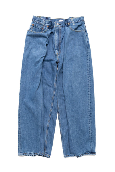 4 Tuck Jeans Blue - L (1)