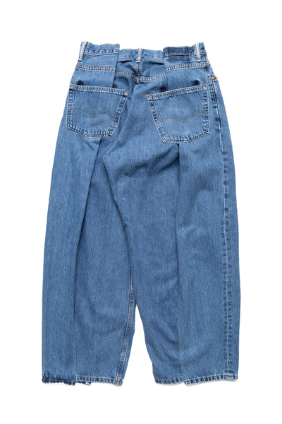 4 Tuck Jeans Blue - L (1)