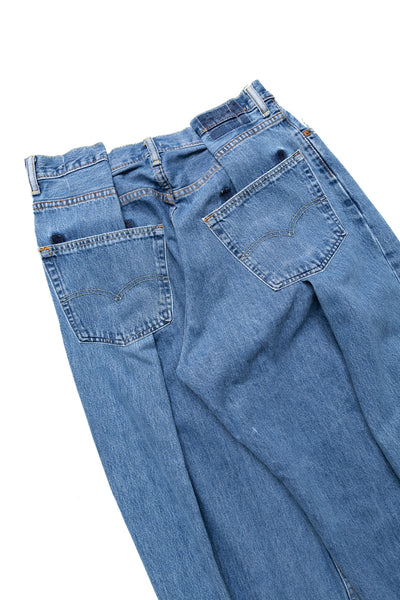 4 Tuck Jeans Blue - L (1)