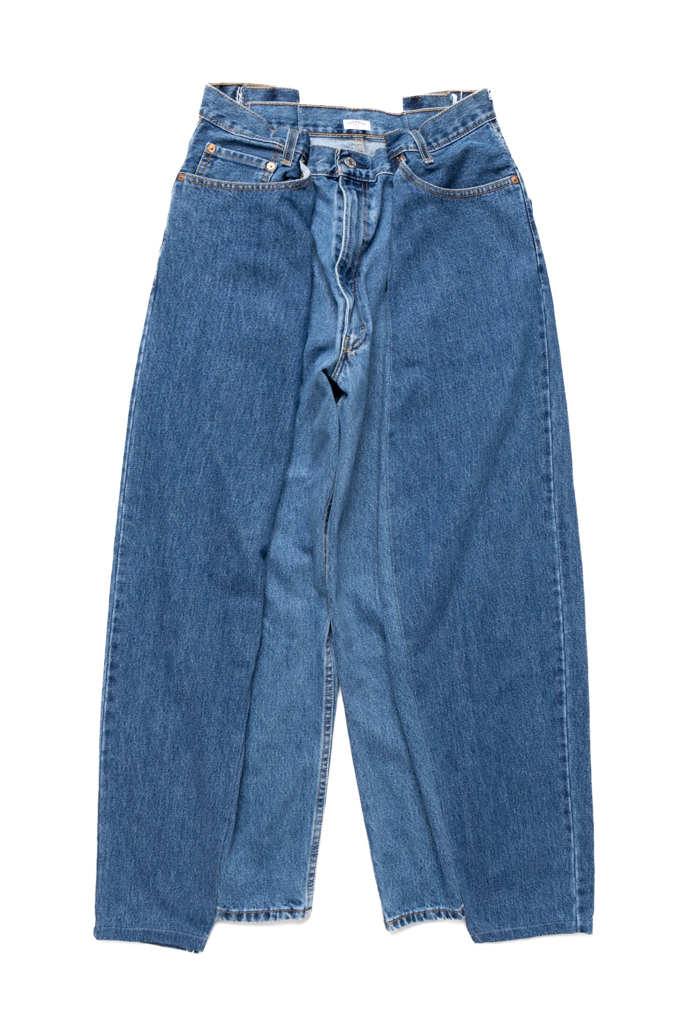 4 Tuck Jeans Blue - L (2)